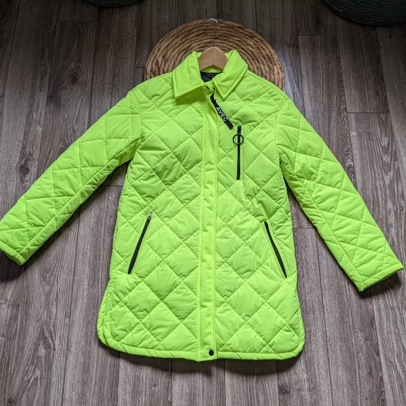 EUC Womens (XS) - AVEC LES FILLES Neon Quilted Jacket - Picture 1 of 8